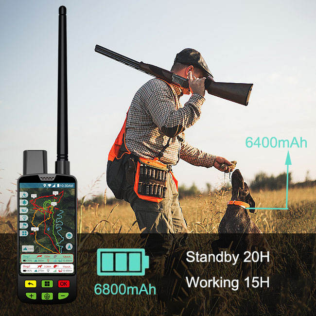 eSEEK Wireless Dog Fence Shock GPS with App: Remote Stim Configuration + Trainer Collaboration Portal - 1 * handheld device + 1 * collar